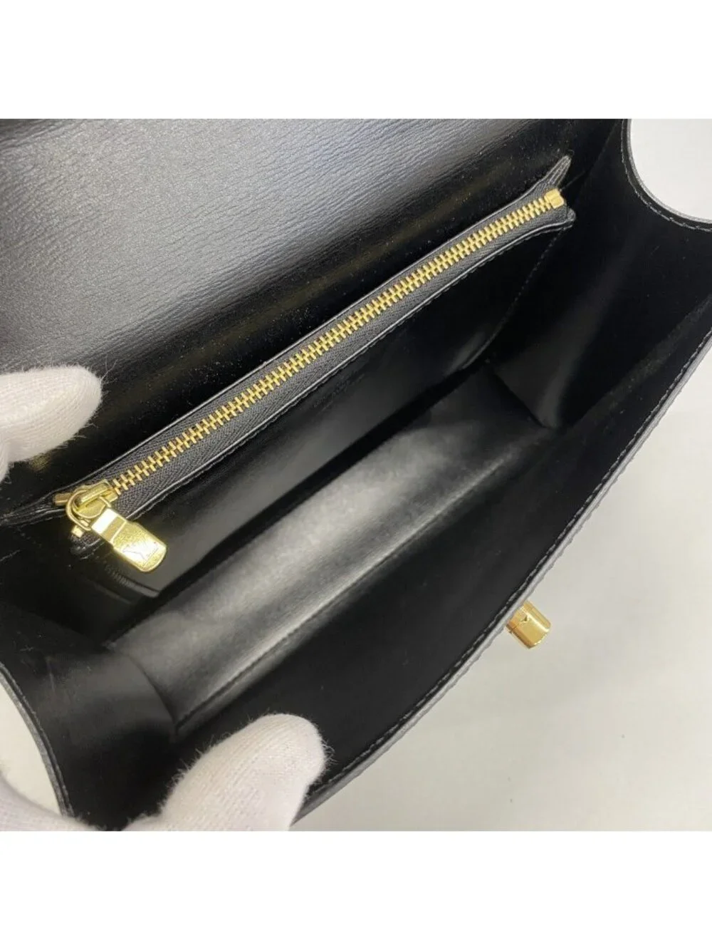 Louis Vuitton Handbag Epi Malesherbes Noir
